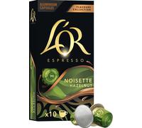 L'Or Espresso Flavours Coll - Cápsulas de café con sabor a avellana, 10-52 g