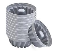 Cápsulas Muffin Silicona para Hornear - Moldes Cupcake Horneado | Capacillos Cupcake | Moldes Repostería Reutilizables Antiadherentes, 12 Unidades