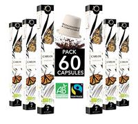 Capsulas Nespresso Compatibles | Capsulas cafe ECOLÓGICAS Arabica FAIRTRADE Biodegradables | CARLOS Single Origin Honduras, 60 capsulas de cafe | Torrefacción Artesanal