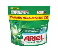 Ariel Todo En 1 PODS, Detergente Líquido Para Lavadora 140 Cápsulas Original Lavados, 5 Acciones, El embalaje puede variar