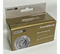 Cápsulas para monedas de 2 onzas de plata de Queen's Beasts Ultra Perfect·Fit - Cápsulas de monedas premium de Leuchtturm 10 unidades