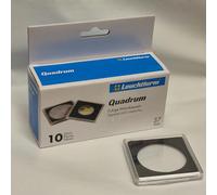 Cápsulas para monedas de oro y plata de la Filarmónica de Viena de 1 onza - Quadrum 37 de Leuchtturm 10 unidades