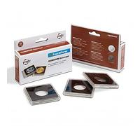 Cápsulas para monedas QUADRUM Intercept, diámetro 32 mm, negra