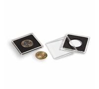 Cápsulas para monedas QUADRUM Intercept, diámetro 41 mm, negra