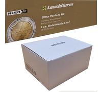 Cápsulas para monedas Ultra Perfect·Fit para monedas de 1 onza de arce de oro (30,0 mm) - Cápsulas de monedas premium de Leuchtturm Pack de 100
