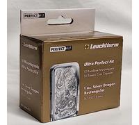 Cápsulas para monedas Ultra Perfect·Fit para monedas de 1 oz. Silver Dragon Rectangular, cápsulas de monedas premium de Leuchtturm 10 unidades