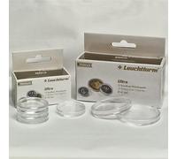 Cápsulas premium para monedas Leuchtturm Ultra 10 unidades (26 mm)