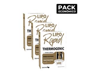 Cápsulas termogénicas Lipo Rapid 3x30