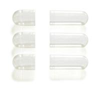 Cápsulas vacías • mitades separadas • HPMC vegetal vegano • transparente tamaño 1 • Cantidad: 2.000