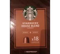 Capsule café Starbucks NEspresso House Blend X18