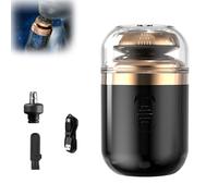 Capsule Razor, Mini Portable Electric Shaver, Portable Multifunctional Capsule Shave Men'S Razor, Mini Electric Shaver, Mini Razor (Black)