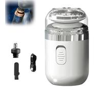 Capsule Razor, Mini Portable Electric Shaver, Portable Multifunctional Capsule Shave Men'S Razor, Mini Electric Shaver, Mini Razor (White)