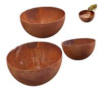 Captador De Lluvia Baño Para Aves,Decoración exterior rústica metal 3 piezas - Bebedero De Agua Para Abejas De Exterior | para patio trasero, terraza, granja, parque, amantes de la naturaleza, jardine