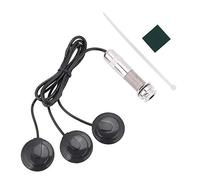 Captador Piezoeléctrico para Guitarra Acústica, Transductor Dilwe con Parche para Mandolina Ukulele Banjo, Fácil Instalación sin Daños y Conector para Correa