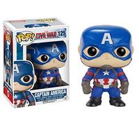 Captain América 3 Civil War Capitán América Pop Marvel #125 Vinyl Figura Funko