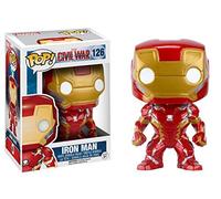 Captain América 3 Civil War Iron Man Pop Marvel #126 Vinyl Figura Funko