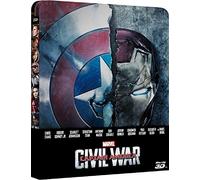 Captain America: Civil War 2016 Blu-ray 3D + 2D Blu-Ray Steelbook Exclusive Limited Edition + Gift Steelbook'sâ„¢ foil Region free