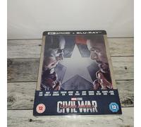 Captain America: Civil War 4K Ultra HD Limited Edition Steelbook / Import / Includes Region Free Blu Ray
