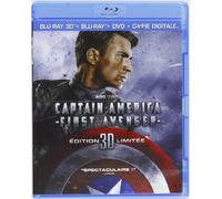 Captain America : First Avenger - Super Combo Blu-ray 3D active + Blu-ray 2D + DVD + Copie digitale [Blu-ray] [Francia]
