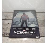 CAPTAIN AMERICA LE SOLDAT DE L'HIVER BLU RAY STEELBOOK 2D/3D