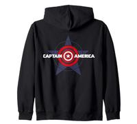 Captain America Shield Avenger Star Superhero Sudadera con Capucha