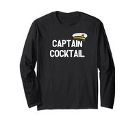 Captain Cocktail - Regalo de capitán de barco para hombres y mujeres Manga Larga