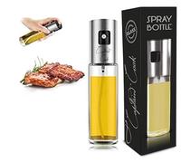 Captain Cook | Pulverizador Aceite Cristal de Acero Inoxidable 100ml, Aceitera De Aceite de Oliva, Spray Aceite para Freidora de Aire Air Fryer Cocina, Vaporizador Aceite de Oliva y Vinagre