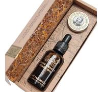 Captain Fawcett Pack regalo de Ricki Hall (para barba) cera para bigote 15 ml + aceite para barba 50 ml