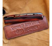 Captain Fawcett Peineta para el pelo con funda de piel