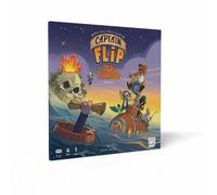 Captain Flip: Isla Bomba, Expansión de Juego de Mesa, 2-5 Jugadores, Familiar, Divertido, con Amigos, Piratas, Losetas, Tableros, Mapas, 20 min, Idioma Español y Francés, Edad +8 Años
