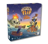 Captain Flip: Isla Bomba, Expansión de Juego de Mesa, 2-5 Jugadores, Familiar, Divertido, con Amigos, Piratas, Losetas, Tableros, Mapas, 20 min, Idioma Español y Francés, Edad +8 Años