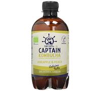 Captain Kombucha Bebida de Piña, 430 ml, Pack de 1