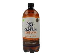Captain Kombucha Ginger Lemon, Té de burbuja - 1000 ml.