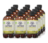 Captain Kombucha - Pineapple Peach Splash - 12 x 400 mililitres