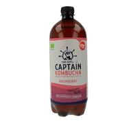Captain Kombucha Té Kombucha Bio-Orgánico Raspberry 1000 ml Té de Frambuesa