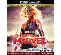 CAPTAIN MARVEL (4K UHD Blu-ray) Brie Larson Samuel L. Jackson (Importación USA)