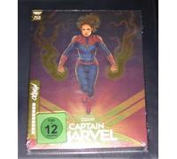 Captain Marvel Edición Limitada Mondo Steelbook 4K Blu Ray + Blu Ray Nuevo Y OVP