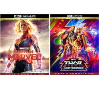 Captain Marvel / Thor: Love and Thunder [4K Ultra HD + Blu-ray] Marvel Cinematic Universe Edition 2-Pack Collection