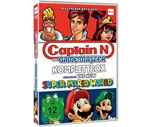 Captain N: Der Game Master + The New Super Mario World Serie Komplettbox - Animationsserien erstmals zum Kino-Film in Sammler-Box - Mit bekannten Videospiel Charakteren [DVD]