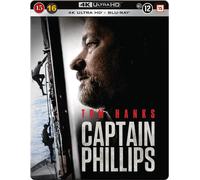 Captain Phillips Steelbook (4K UHD Blu-ray) Barkhad Abdi (Importación USA)