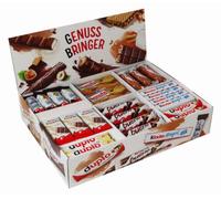 CAPTAIN PLAY Selección Especial Ferrero Kinder & Duplo - 8 variedades, 78 barritas individualmente envueltas, 2 kg - Oficina & Eventos
