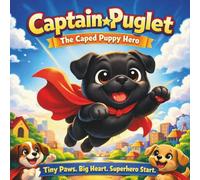Captain Puglet: The Caped Puppy Hero: Children's Storybooks| Tiny Paws. Big Heart. Superhero Start| Rhyming| Adventure| Animals| Dogs| For ages 3-8| 30 Pages| Size 8.5 x 8.5 (Childrens Books)