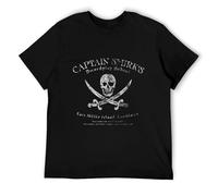 Captain SMIRK'S Swordplay School T-Shirt The Secret Game of Island Monkey Island Black