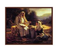 captaincrafts nueva pintura por número kits - cristiana, el hijo de Dios Jesús, Jesús y personas 16 x 20 inch - DIY pintura por números para adultos principiantes niños