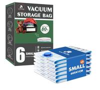 CaptainFive Bolsas de Almacenaje al Vacio 6 Piezas 6S (6 * 60x41cm), Bolsas de Vacio Ropa, Bolsas para Guardar Ropa, Ropa de Cama, Edredones, Almohadas, Mantas, Ahorro Espacio