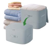 Captainfive Hand Compression Cover Duvet Storage, 1 Bolsa Grande Autocomprimible Organizadora para Edredón Ropa de Viaje (Gris, 54x42x60CM)