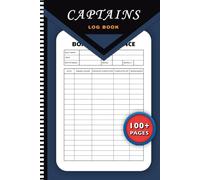 Captains Log Book And Boat Maintenance Record Keeper To Document Service Details