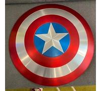 Captan America - Escudo de metal de 55,88 cm, leyendas 1:1, 75 aniversario, Vengadores