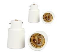 Captelec - Adaptadores de casquillo B22 a E27 (4 unidades, normativa CE RoHS)