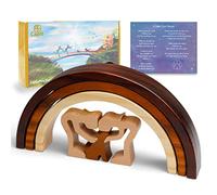 Capti Rainbow Bridge - Regalos conmemorativos para Perros, Regalos conmemorativos de Gatos - I'Ll Meet You at The Rainbow Bridge - Regalos para pérdida de Mascotas, Duelo, Recuerdo de condolencias,